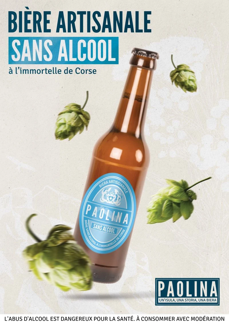 LA « PAOLINA » sans alcool À l’Immortelle 33cl